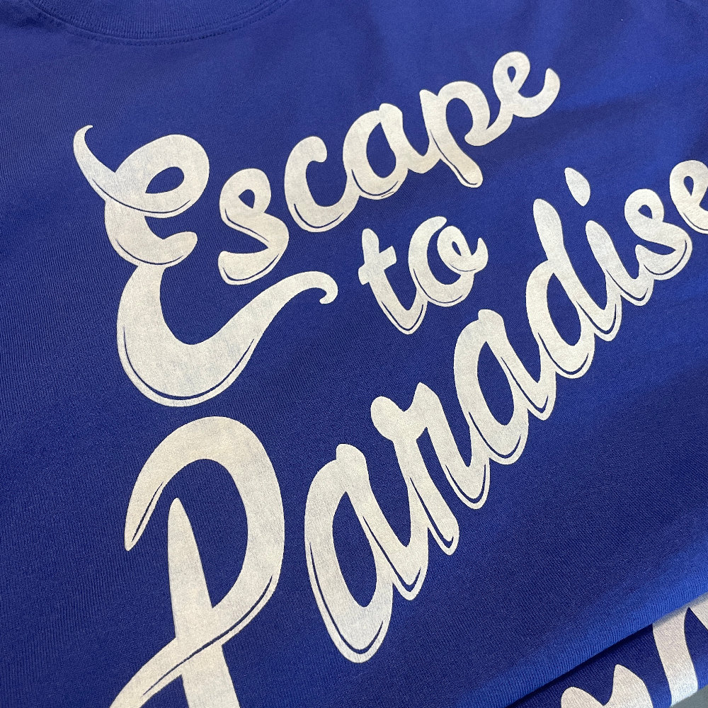 T-shirt Escape to paradise